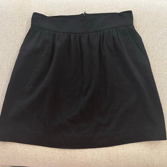 Red Valentino Black Mini Skirt with Slit Pockets in Size Medium - Picture 5 of 6